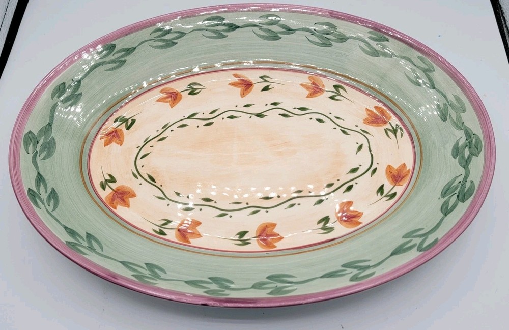 Culinary Arts STUDIO Collection Oval Serving Platter EC 14.5"