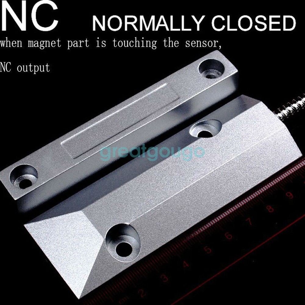 One Pair Roller Shutter Sensor Heavy Duty Overhead Magnetic Door Contact Sensor