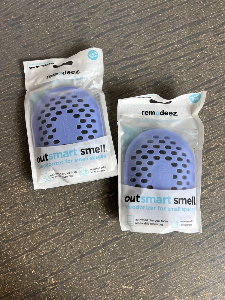 2 Remodeez Litter Box Deodorizer and Cat Odor Eliminator Activated Charcoal Bag