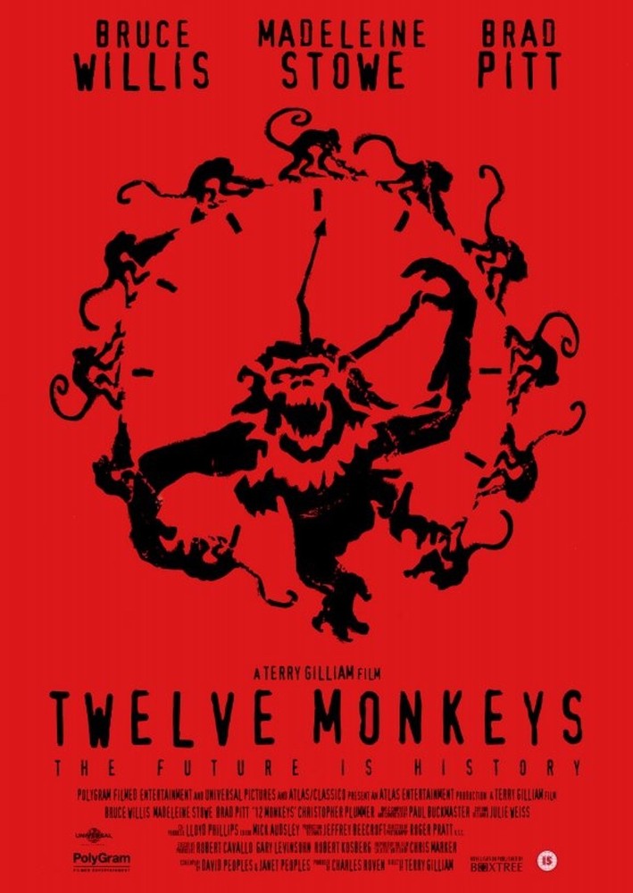 'TWELVE MONKEYS' (1995) AUTHENTIC PROD SCRIPT! NOT A REPRINT. GILLIAM CLASSIC!
