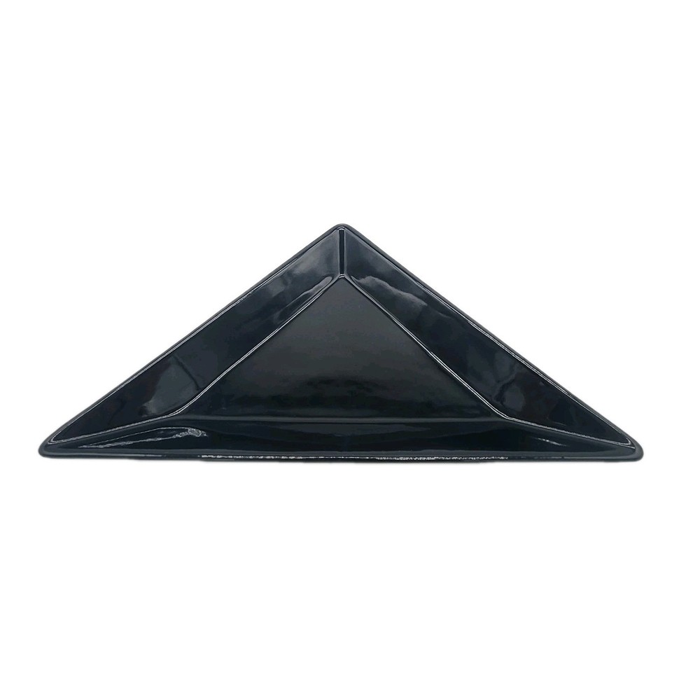 Pampered Chef Simple Additions Black Ceramic Triangle Serve Tray Replacement Pc