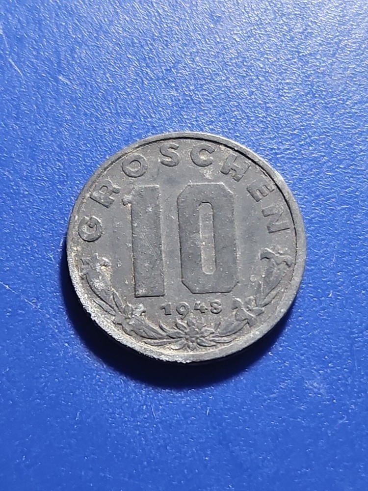 1948  AUSTRIA    10 GROSCHEN  (KM.#2874)