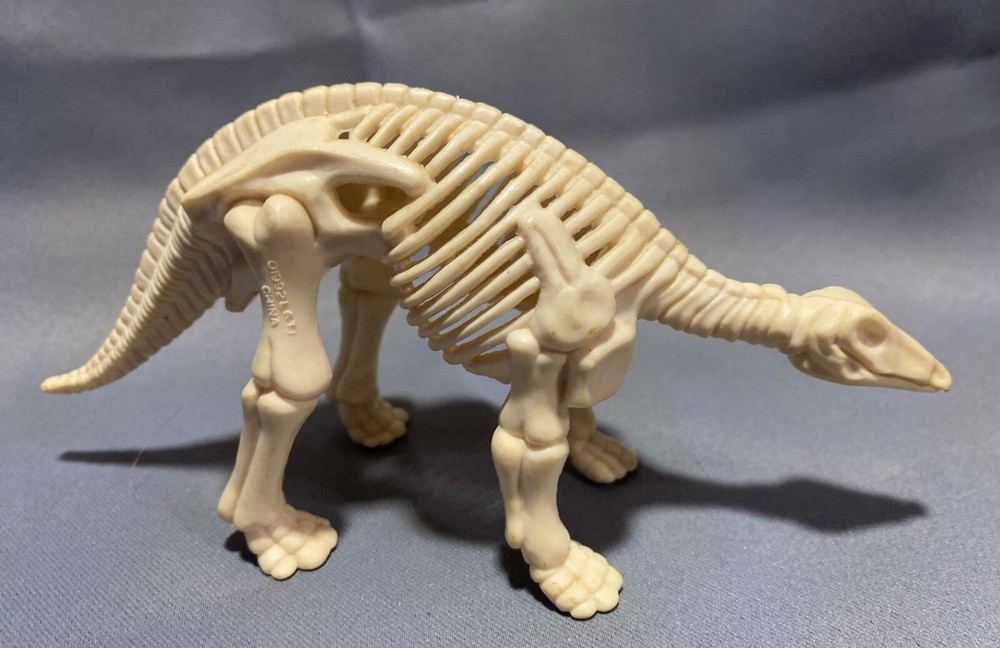 Dinosaur Skeleton Figures Prehistoric Animal 6” Plastic