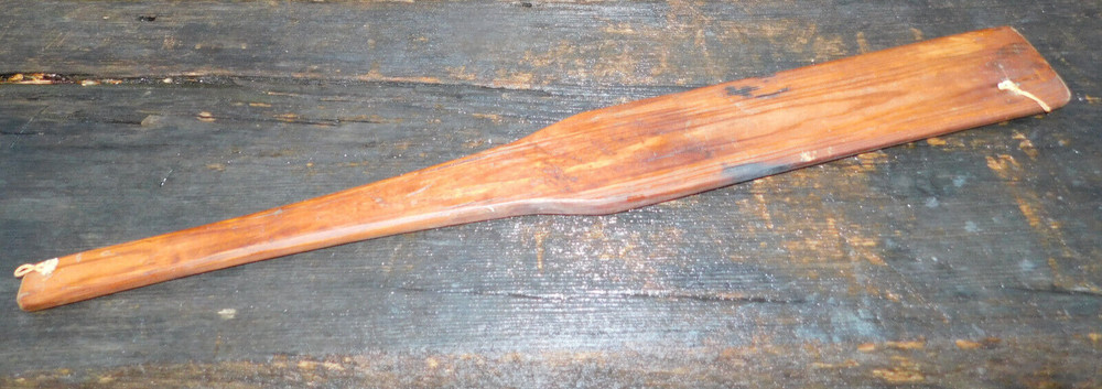 31" Antique Oar Weathered Wood Paddle