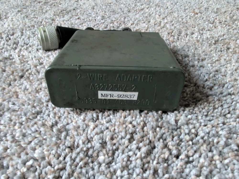 Sincgars, 2-Wire Adapter, P/N A3272557-2, NSN 5895-01-463-8290, New