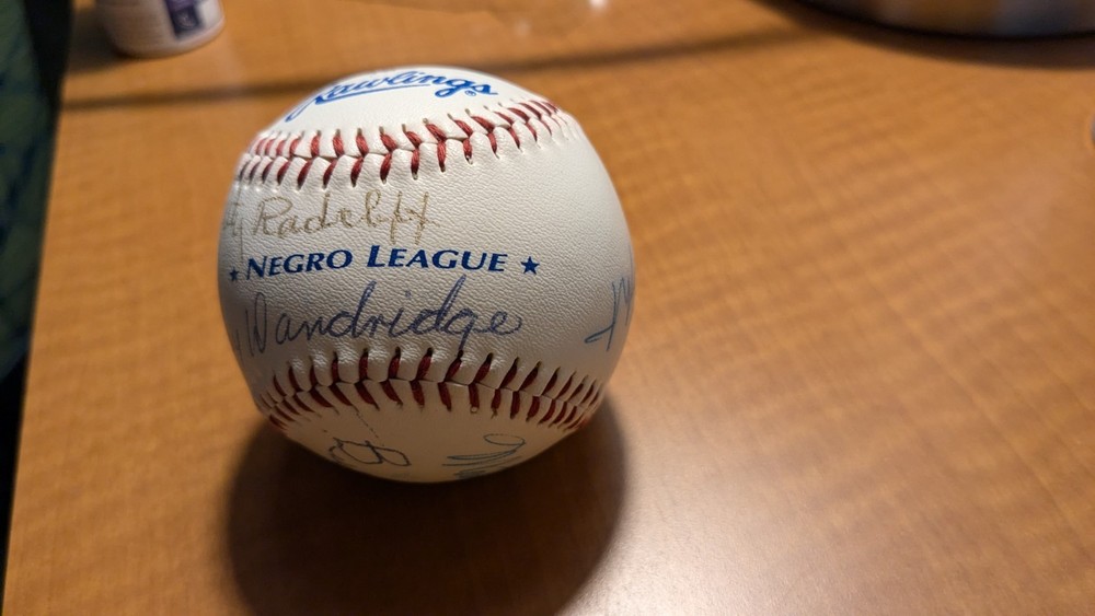 Negro Leagues Baseball Signed By 6 Dandridge Leonard Radcliffe JSA