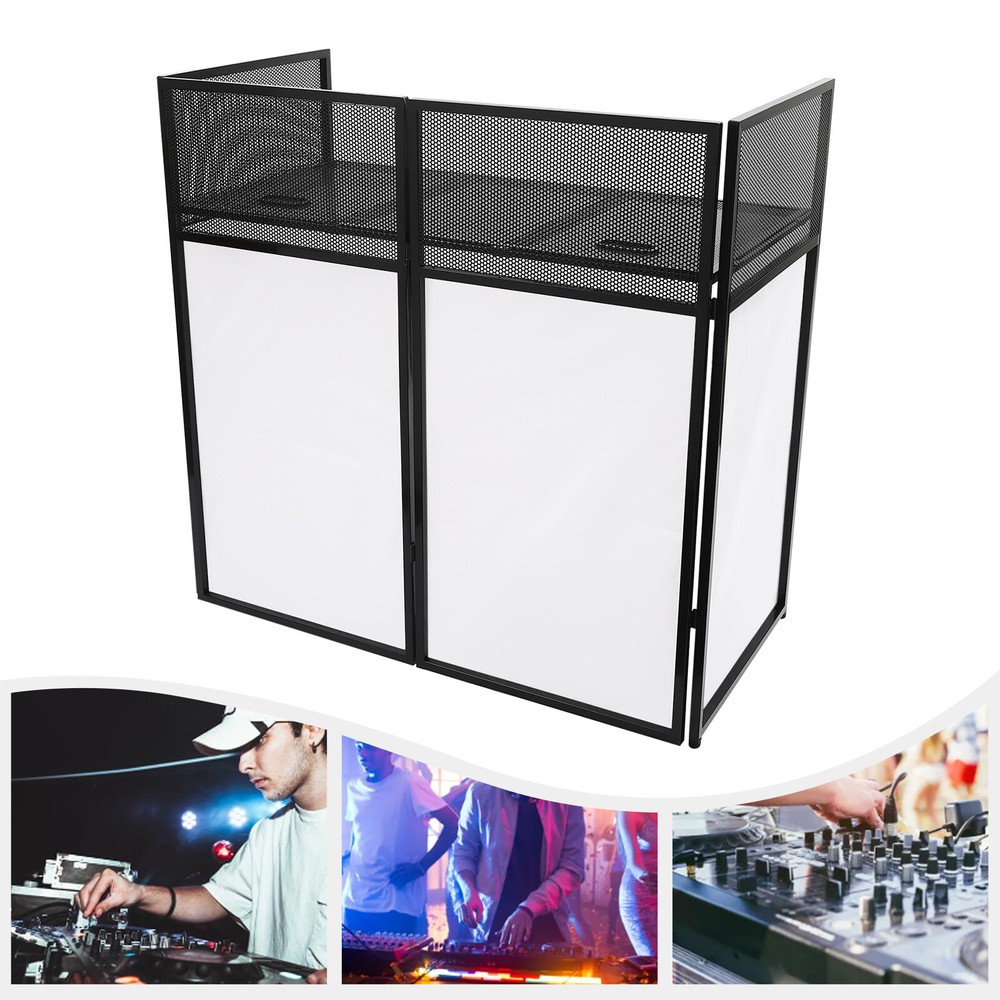 Event Table DJ Display Rack Floorstanding Display Rack Portable DJ Facade Booth