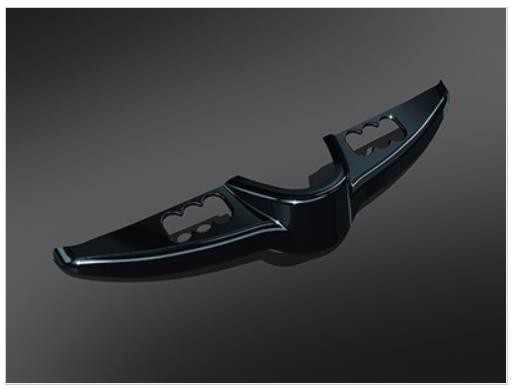 Kuryakyn Switch Panel Accent - Gloss Black - 7278