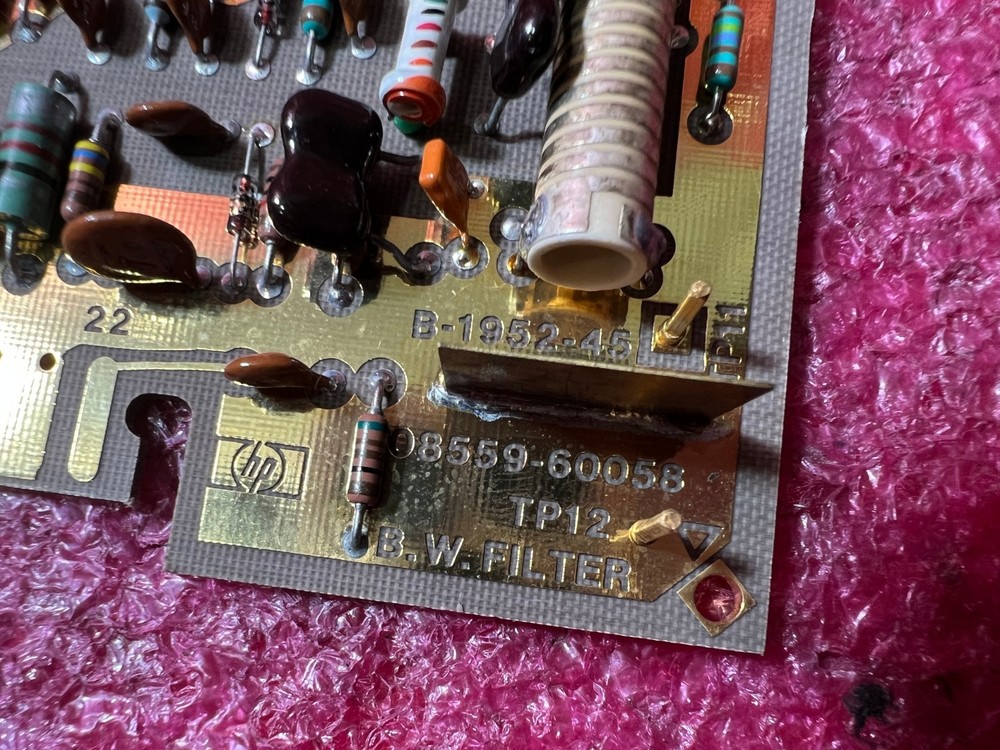 HP 853A Spectrum Analyzer Display Board 08559-60058 TP12