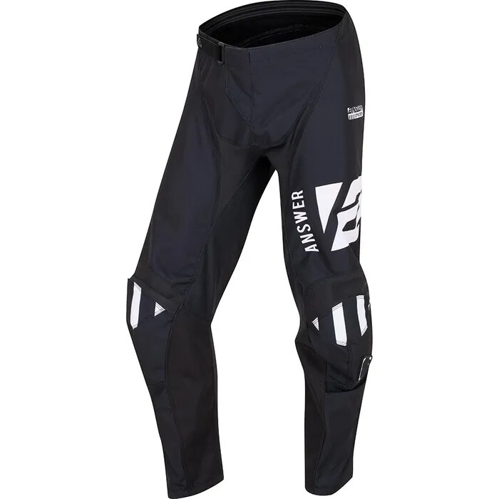 ANSWER SYNCRON MERGE BLACK/WHITE MOTORCROSS PANTS