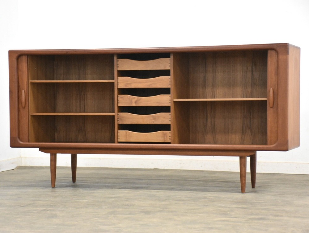 Danish Modern Teak Sideboard Credenza By Dyrlund