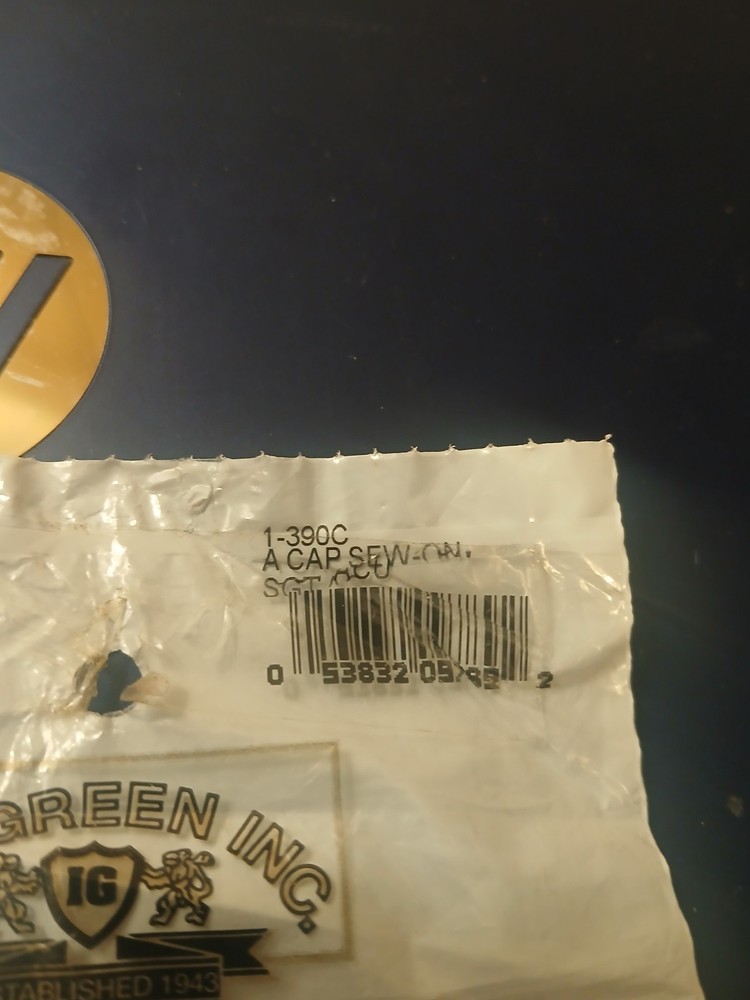 U S Army Patch- ACU Hat/cap Sergeant- (25-162)