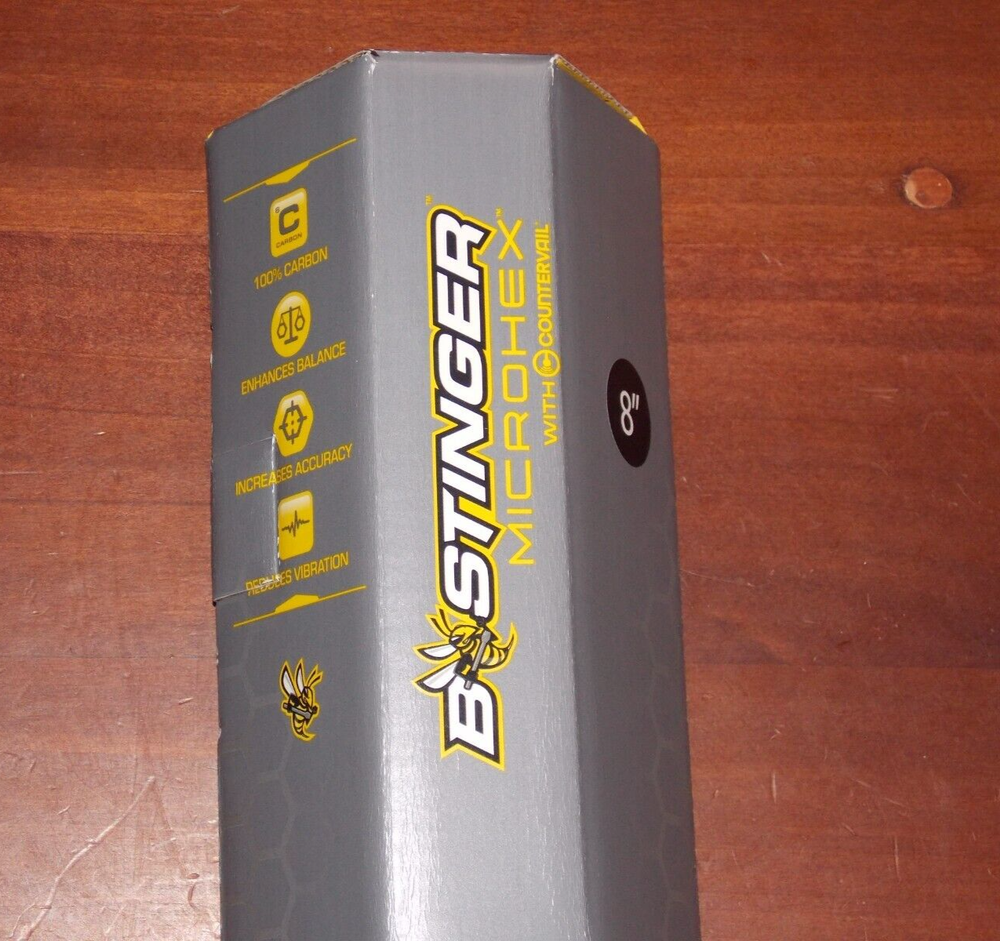 Bee Stinger MicroHex 8" Stabilizer in Matte Black- B Stinger