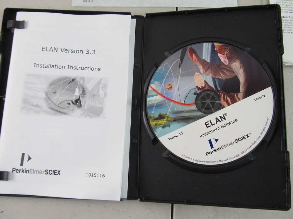 Perkin-Elmer SCIEX Elan V3.3 Software