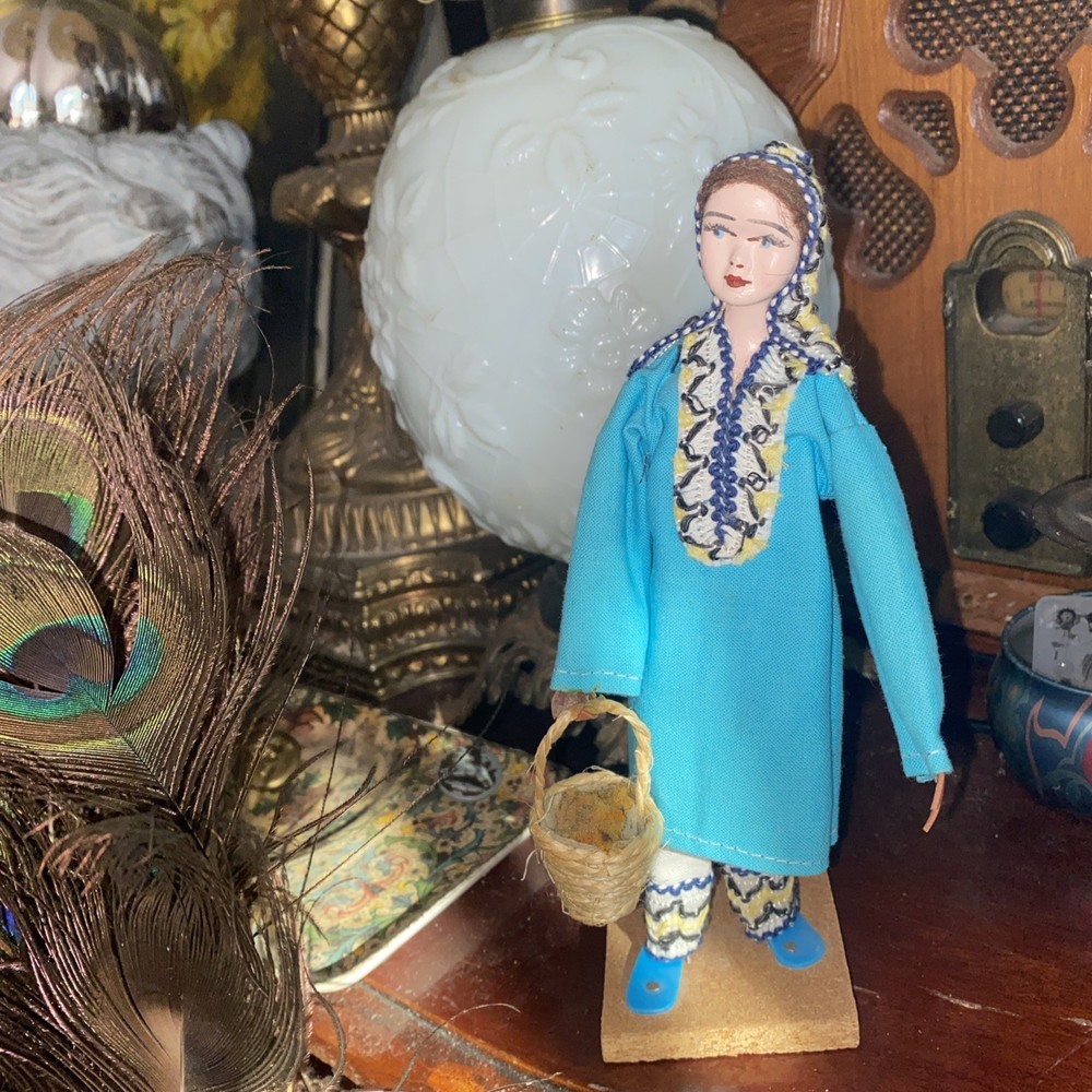 Vintage Middle Eastern Souvenir Doll Hand Made