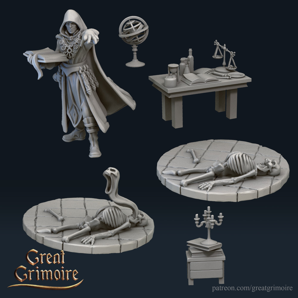 Necromancer by Great Grimoire | RPG | D&D | DnD | Print on Demand