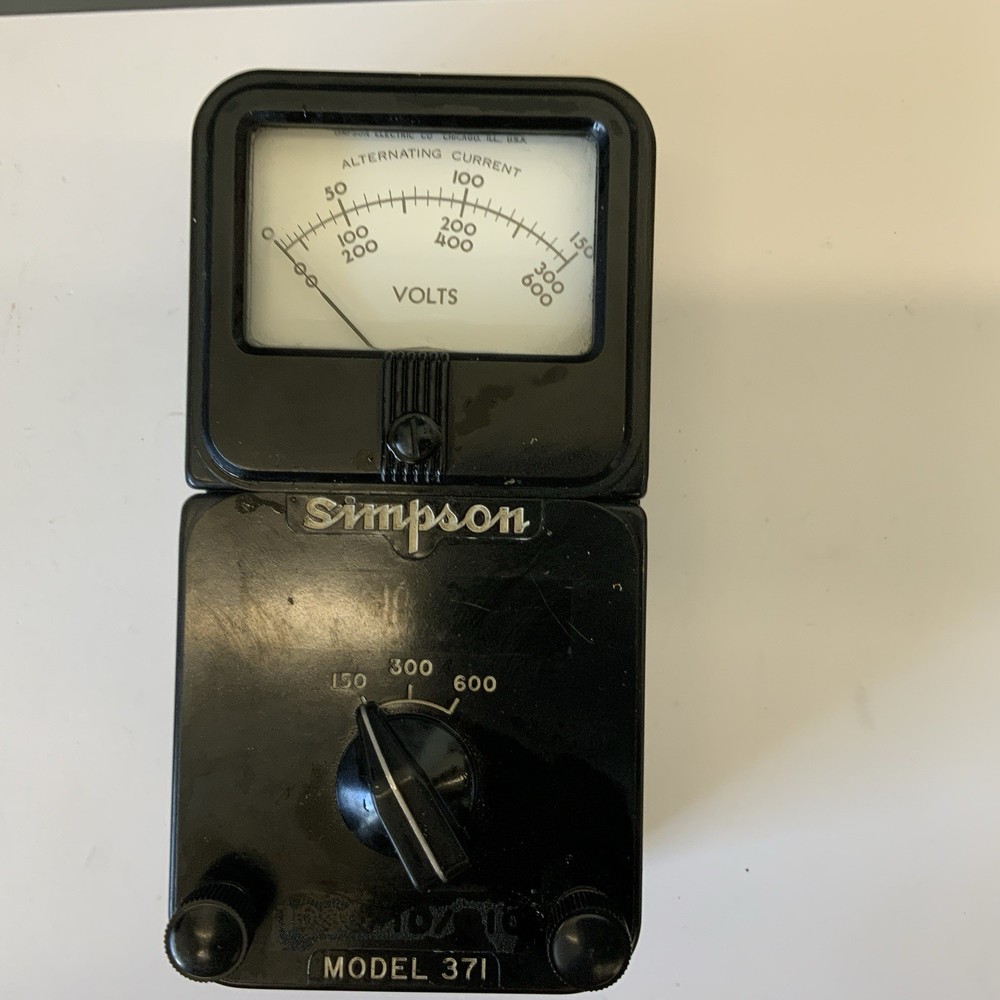 Simpson 371 AC Voltmeter 600V