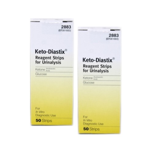 2 Pack Keto Diastix Reagent Strips 2883 50 Each