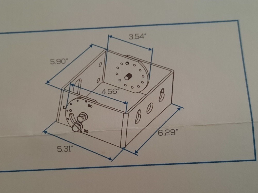 Hyperikon Premium Trunnion Mount for Shoebox w. Motion Sensor TM51002