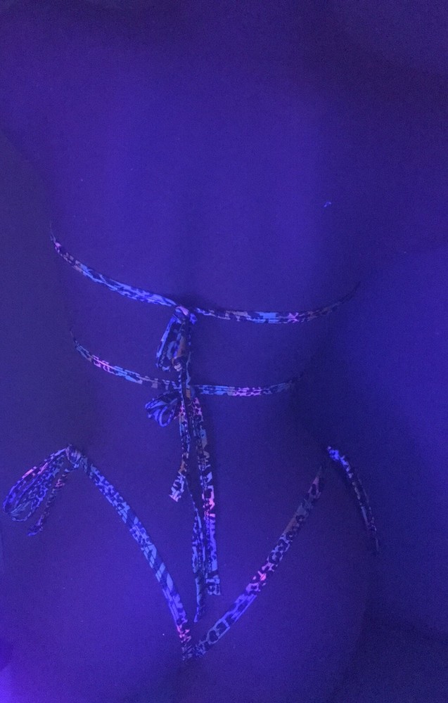 exotic dancewear UV Reflective Set