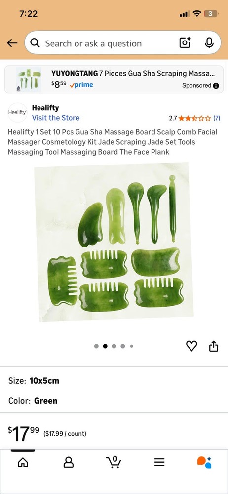 10 Pc Gua Sha Massager Cosmetology Tools