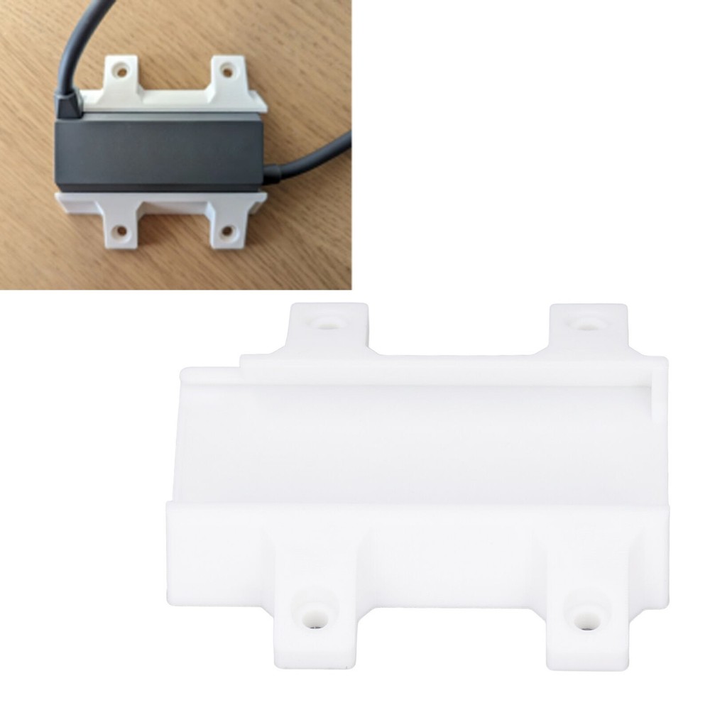 Ethernet Adapter Wall Mount White ABS Sturdy Structure Secure Mounting Ethernet