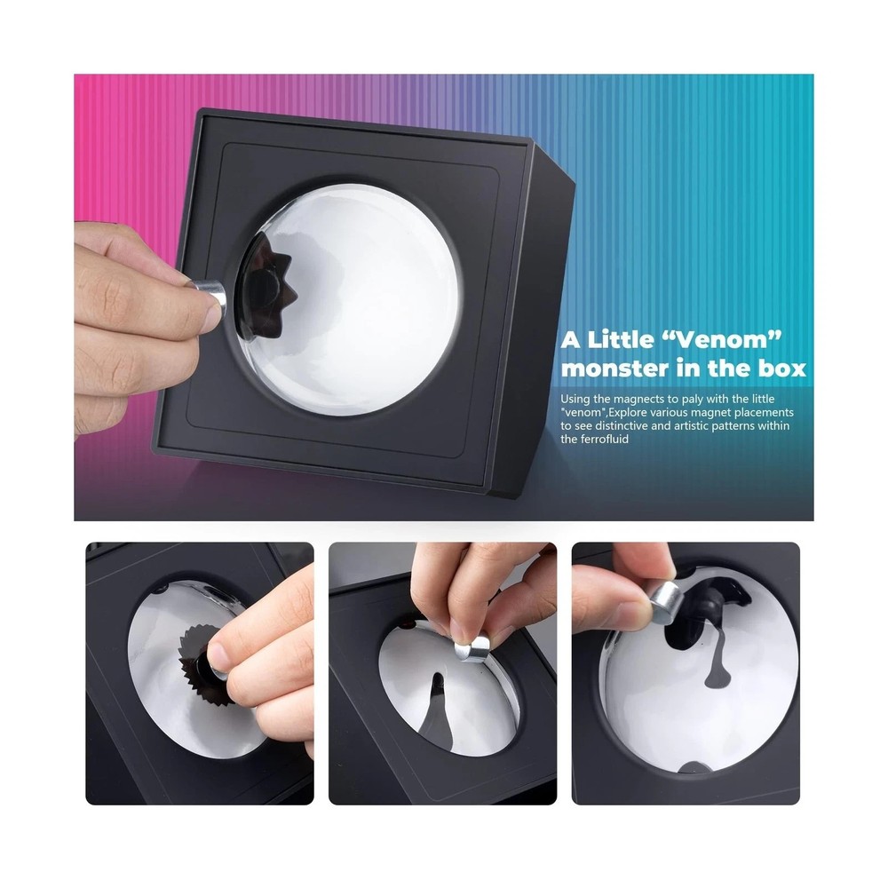 Ferrofluid Music Visualizer, Dancing Sound Sensitive，Ferrofluid Speaker M