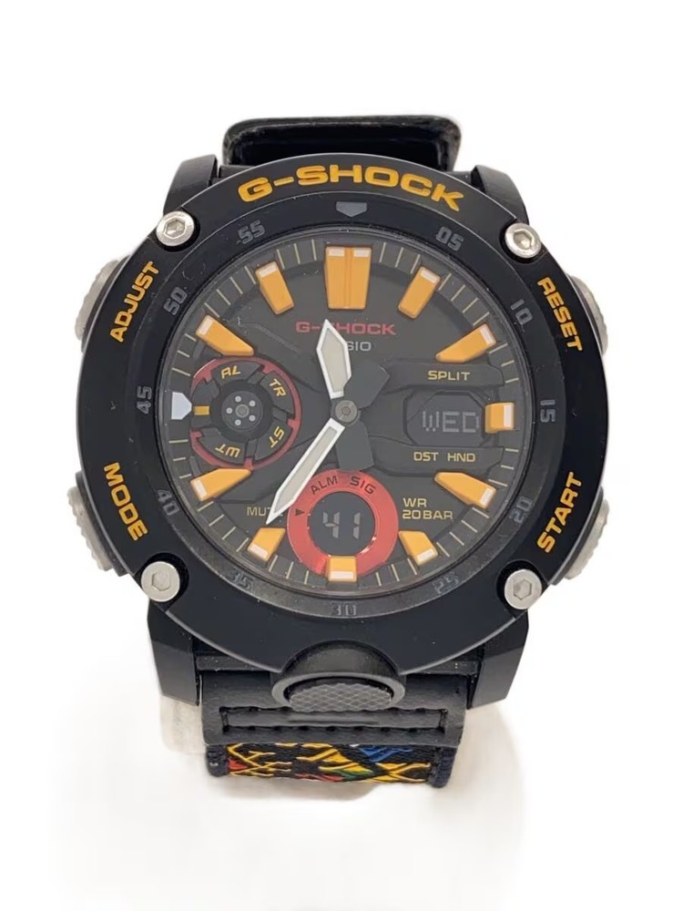 CASIO Quartz Watch G SHOCK Analog BLK Multi Color
