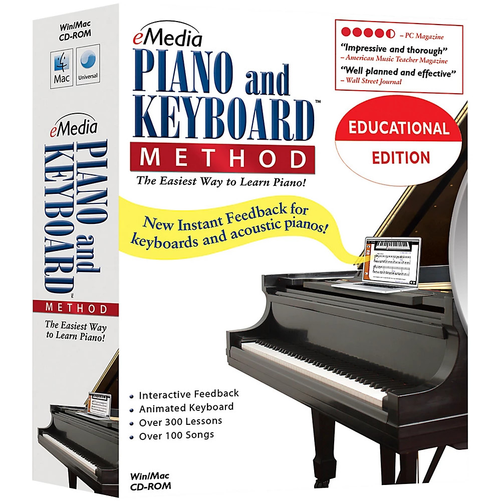 Emedia Piano/Keyboard Method 10 Station Lab Pack (10 Computers/120 Students Ea)