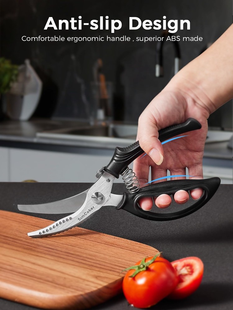 Poultry Shears Heavy Duty Kitchen Scissors for Meat Chicken Bone Fish