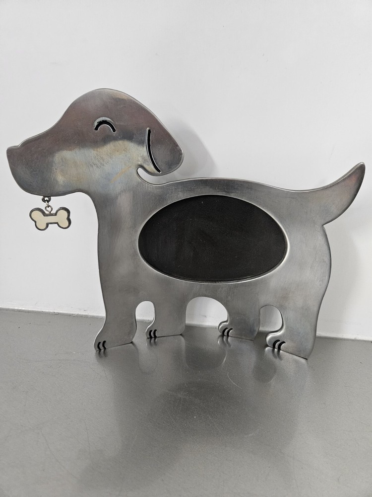 Cute 🐶Dog Shaped Stainless 6x4 Photo Frame