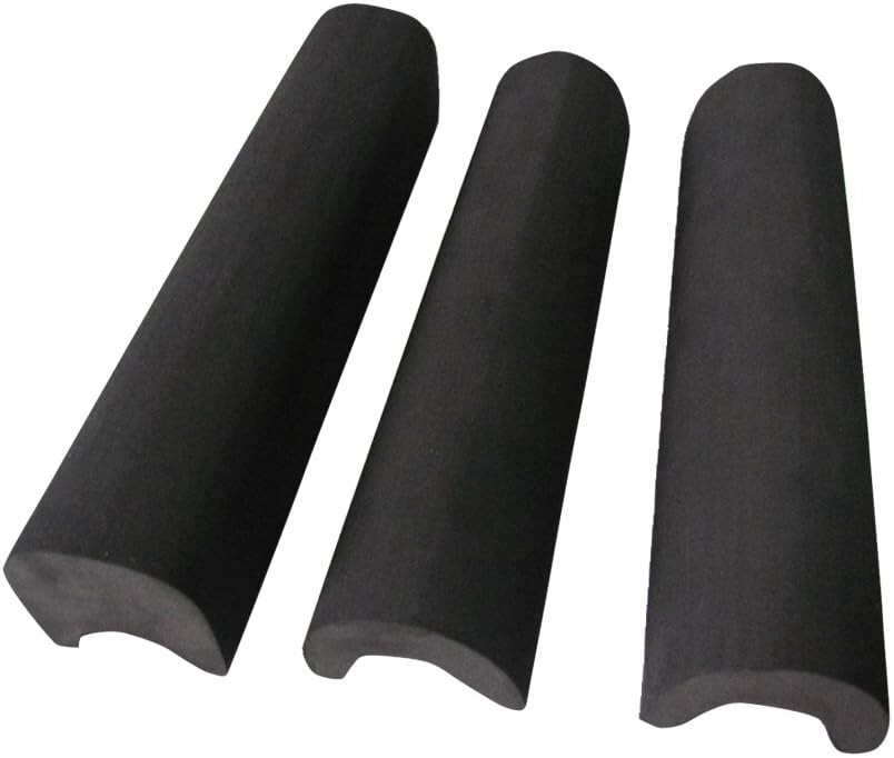 Black Cheek Riser Pads - 3 Sizes for Enhanced Comfort & Shooting Accuracy