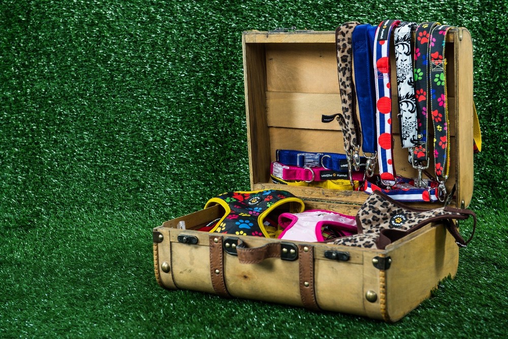 Winston Manner Designer Dog Leash in Diggin Denim