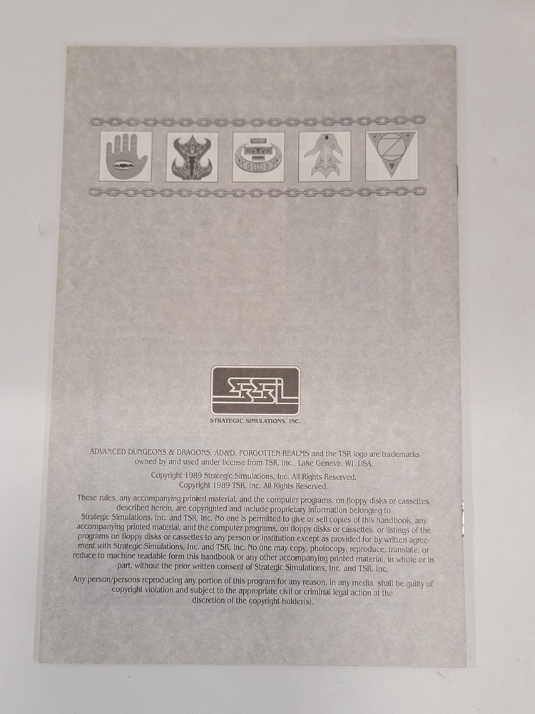 Vtg Advanced Dungeons & Dragons Computer Product Rulebook Journal Catalogs Wheel