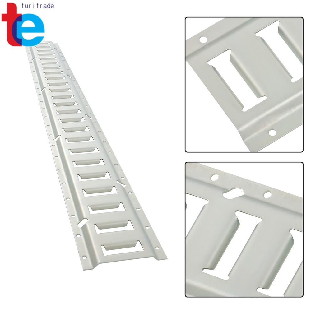 (4 Pack) 4' E Track Tie Down Rail Kit Galvanized Steel For Motorcycle Tie Downs