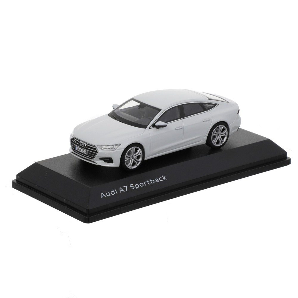 White Audi A7 Sportback 1.43 Car Model