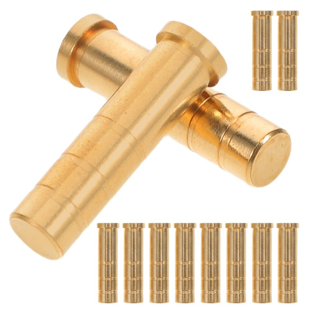 24 Pcs Arrow Connection Seat Inserts Archery Brass Connector Bushing