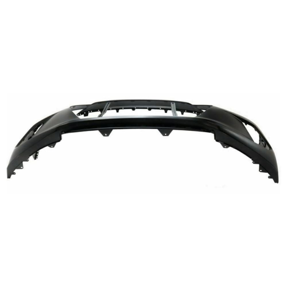 Front Bumper Cover Black Plastic Primed for Elantra 2017-2018 BCF-10017