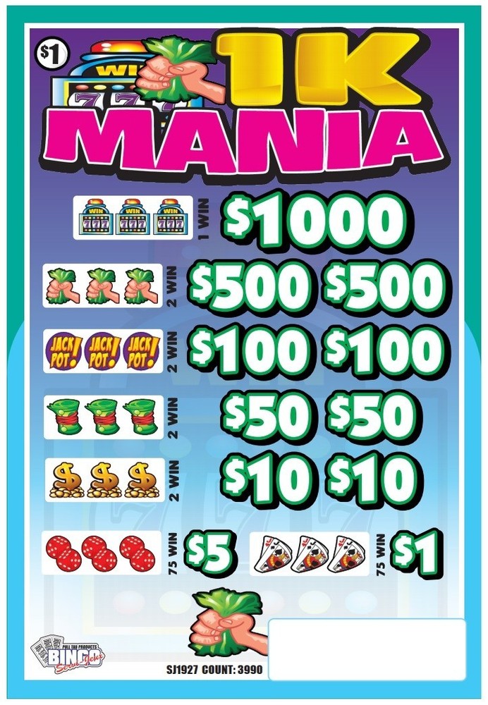 NEW pull tickets 1K MANIA - Instant Tabs