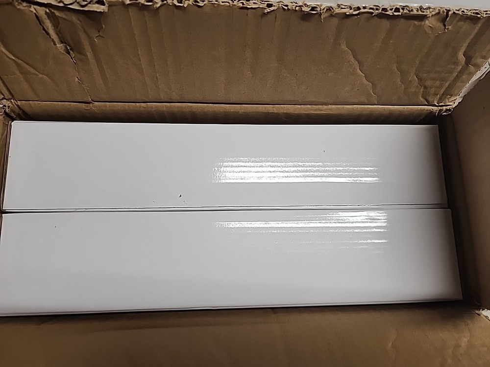 2PK Amazon Basics LED Emergency Exit Sign, Double Face Exit with Battery Backup