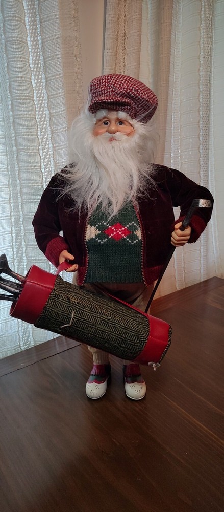 Nostalgia Golfing Santa