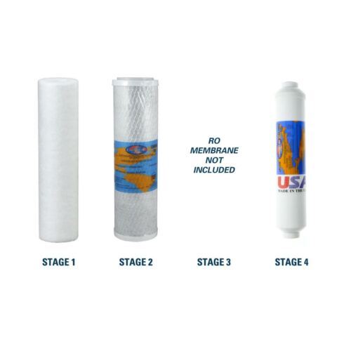 PuROLine PL40T36 RO Replacement Filter Kit (Membrane Sold Separately)