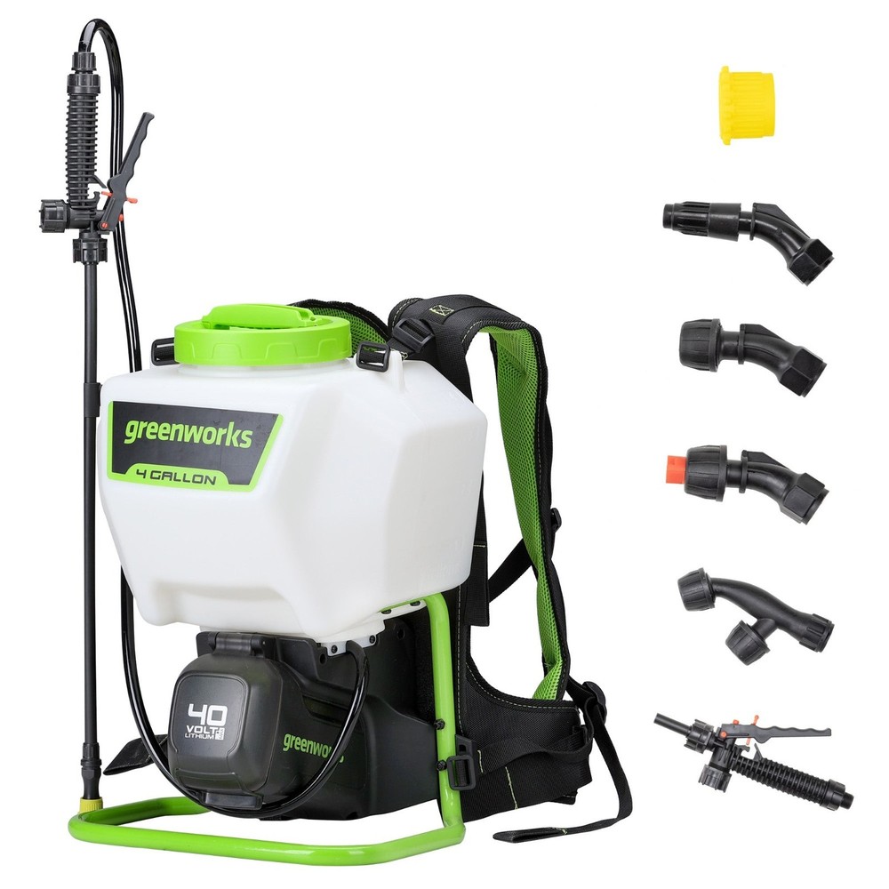 Greenworks 40V 4 Gallon Cordless Backpack Sprayer, Tool Only