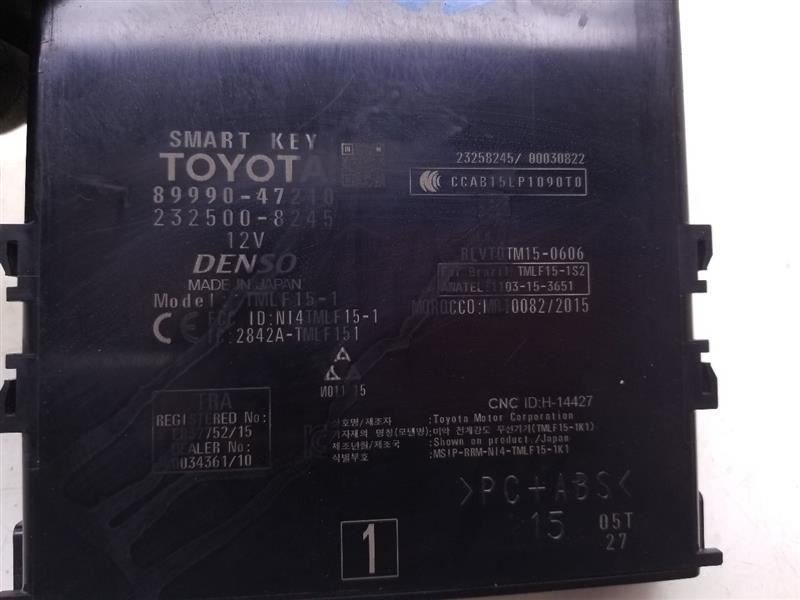16-18 TOYOTA PRIUS THEFT-LOCKING SECURITY CONTROL MODULE ECM ASSEMBLY