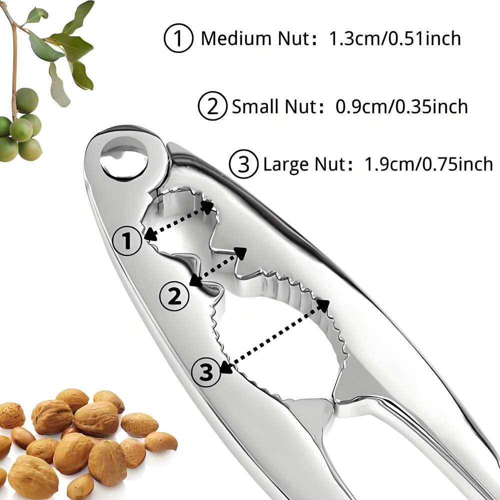 3Pcs Nut Crackers Set Funnel cracker 3pc, 3 pcs walnut