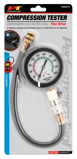 Performance Tool W80579 Flex Drive Compression Tester - Flex Drive Compressio...
