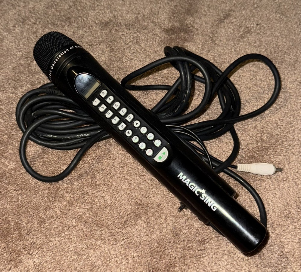 MAGIC SING Karaoke Microphone With FM Transmitter Tested Working