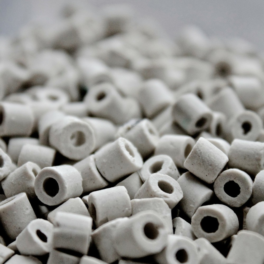 Ceramic Raschig Rings for Moonshine Distilling w/ Reflux Stil - 1 L or 2.5 lb