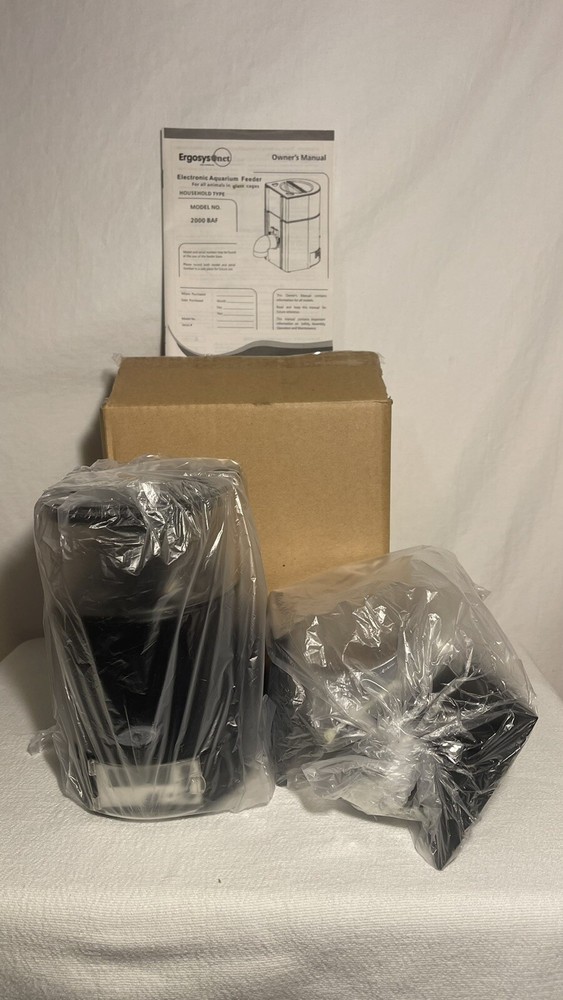 New!!!Ergo System Electronic Aquarium Mini Feeder 2000 BAF