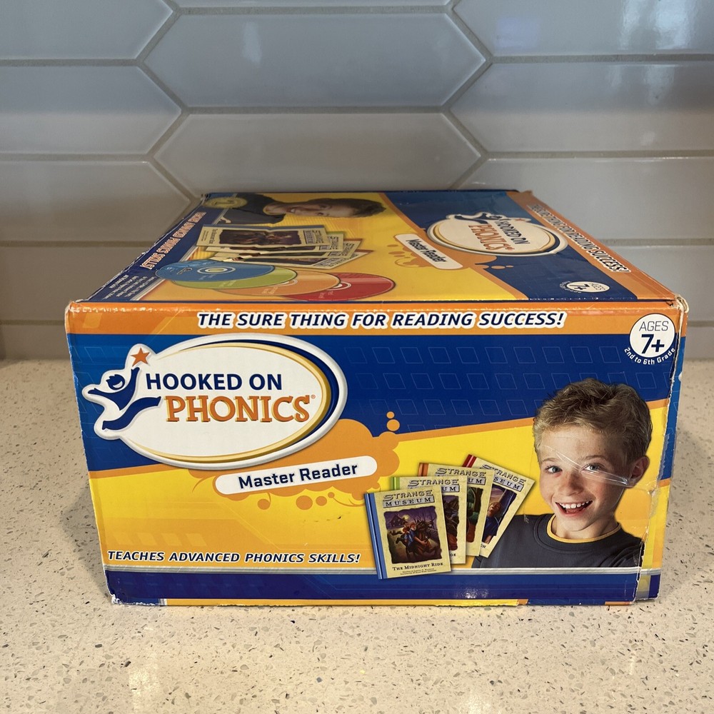 Hooked on Phonics Master Reader 2nd to 6th Grade 7+ Years Old - Complete In Box